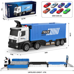 Diuerma eight die-cast race cars enable cooperative play and racing fun.