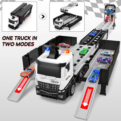 Diuerma flashing lights and traffic horn sounds enhance realism