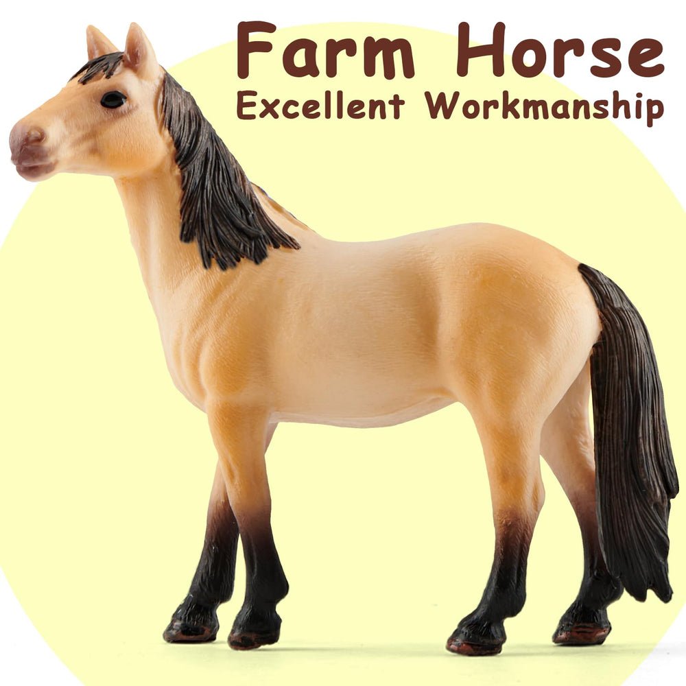 Divwa farm animal toy horse figure sparks storytelling and motor exploration
