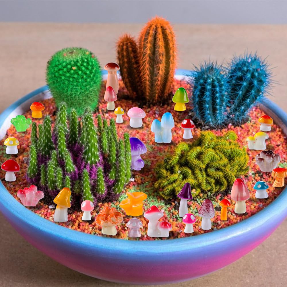 DIYDEC micro garden decor mushrooms enhance DIY projects
