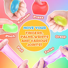 DIYDEC stress cubes with maltose and water filling for satisfying rebound.