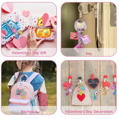 DIYDEC colorful mini-book keychains designed for joyful reading moments.