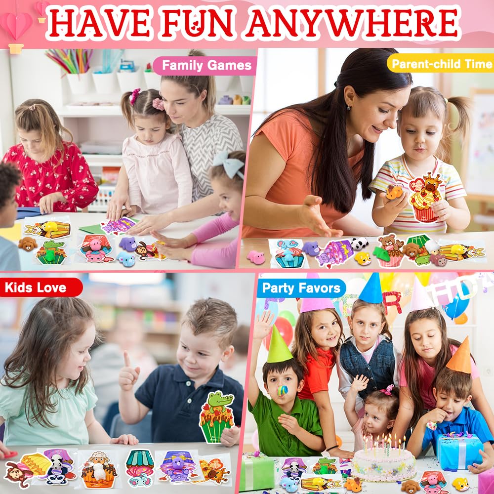 DIYDEC squishies packed in clear bags ready for gifting.