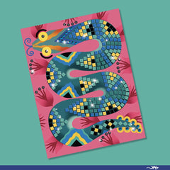 DJECO LGA Mosaics Deep in the Jungle kid-friendly contents support independent crafting
