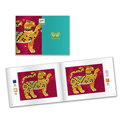 DJECO LGA Mosaics Deep in the Jungle monkey board invites imaginative creativity