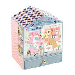 DJECO Unicorn Dream interior highlights velvet lining protects jewelry neatly