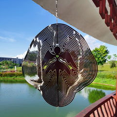 DJUAN Reflective spinner creates light play in breezy yards.