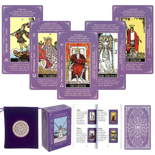 DLAGOMLIFE tarot cards 78-original-deck; ideal for beginners seeking quick insights.