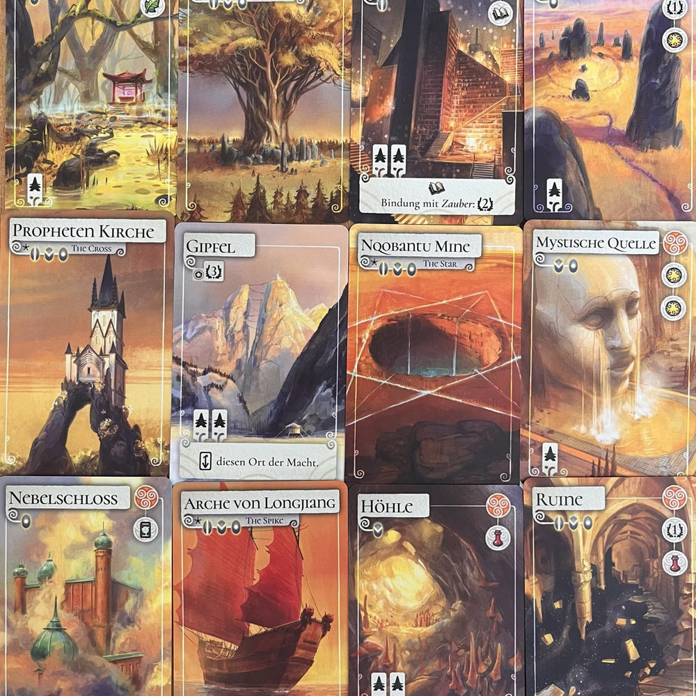 DLP Games Evenfall places of power map highlights exploration