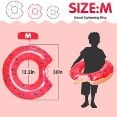 DMAR bite-mark design donut float stands out at pool parties.