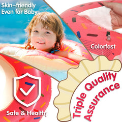 Perfect for family pool days, lakes, and beaches with DMAR donut float.