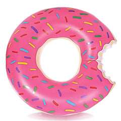 DMAR donut pool float in pink for safe, enjoyable water play.
