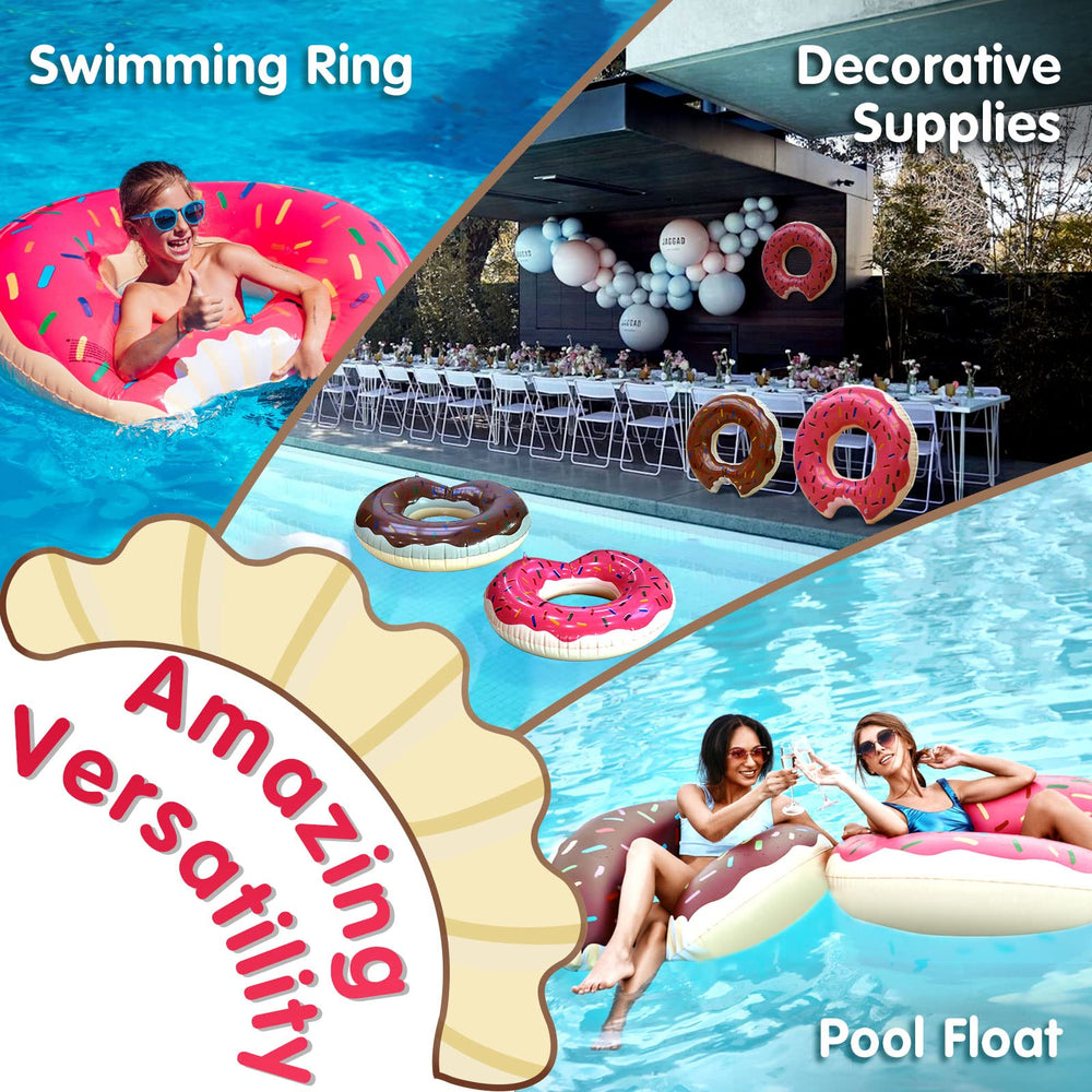 Strong buoyancy design provides stable water support for DMAR donut float.