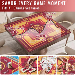 DMJHJY Mahjong Mat includes carry bag for easy transport