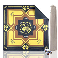 DMJHJY Mahjong mat with four guardian beasts design for elegant gameplay
