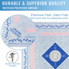 DMJHJY Mahjong mat non-slip base keeps tiles in place during gameplay