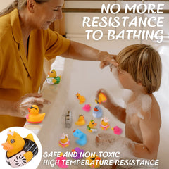 Dmsky baby bath toy ducks, safe and colorful for little splashes.