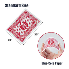 DNB Canasta compact card size for comfortable handling during play.