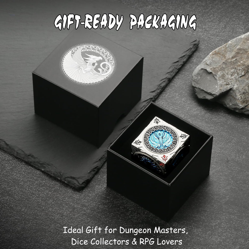 DNDND Gift box packaging makes a ready-to-gift presentation for D&D players.
