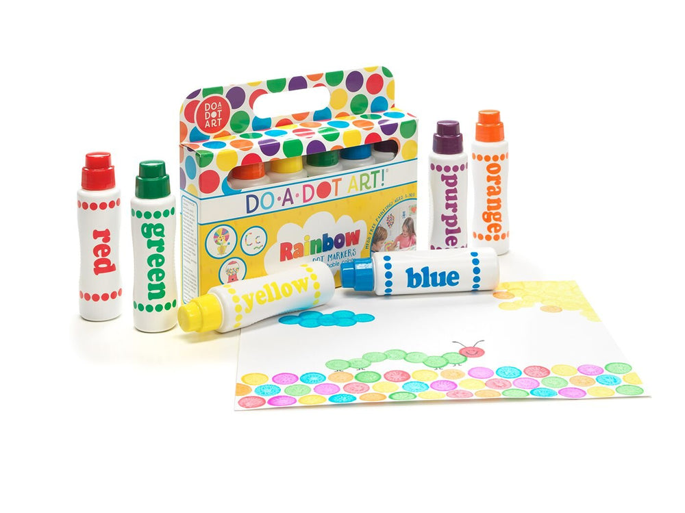 Do A Dot Art! 2.5-ounce bottles with easy grip for kids.
