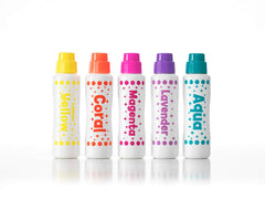 Do A Dot Art! Tutti Frutti shimmer colors create vibrant, quick-dry art projects.