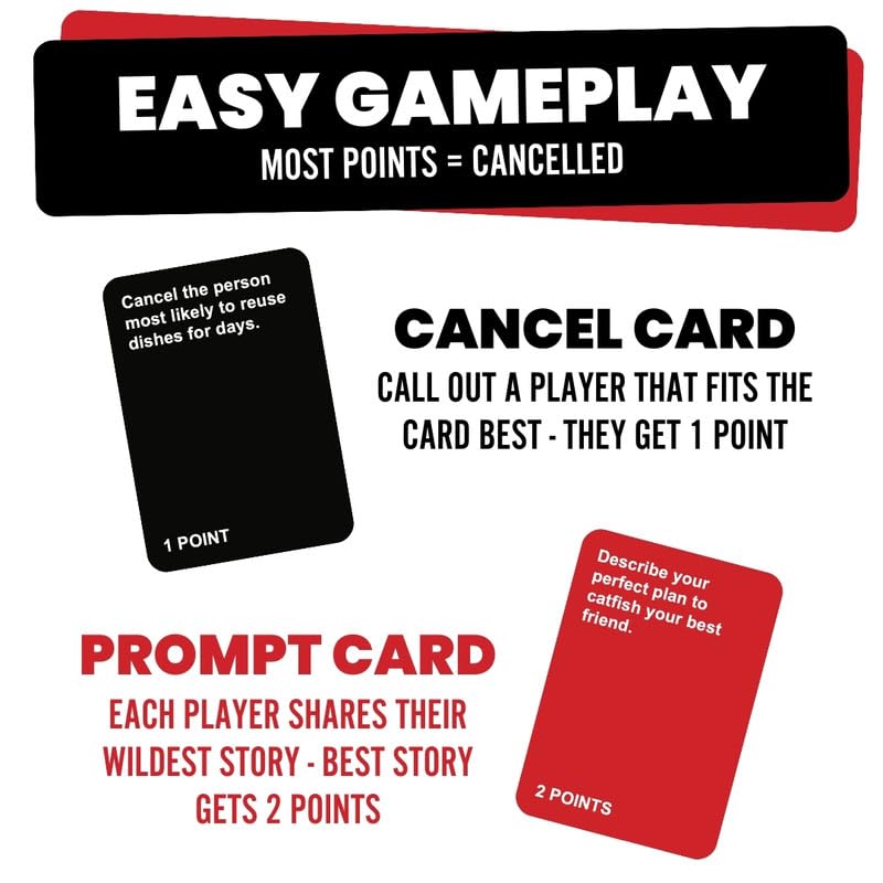 Do or Drink Cancelled game-night setup on a table for quick icebreakers
