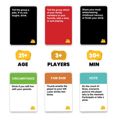 Do or Drink Family Edition confessions spark lighthearted conversations among relatives