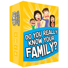 Do You Really Know Your Family card deck for engaging conversations during family nights