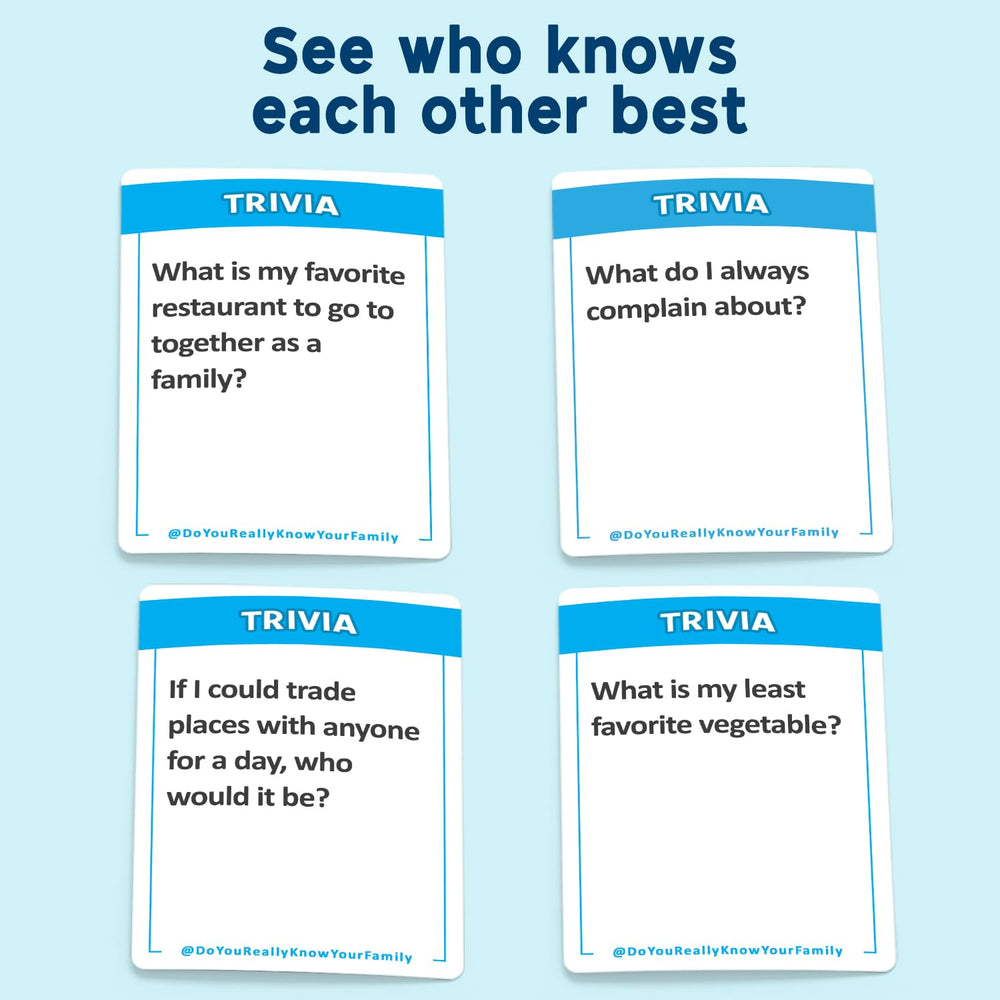 Do You Really Know Your Family silly challenges for playful moments