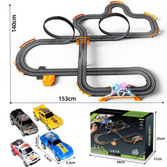 Dobindrich slot car track ABS-plastic construction for durability