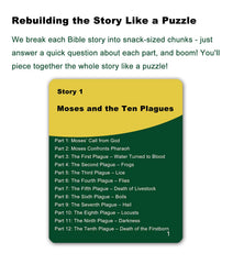 Docdeer Bible relay trivia board set designed for group study and friendly competition.