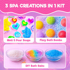 Doctor Jupiter jelly soap mold in action, texture-building fun.