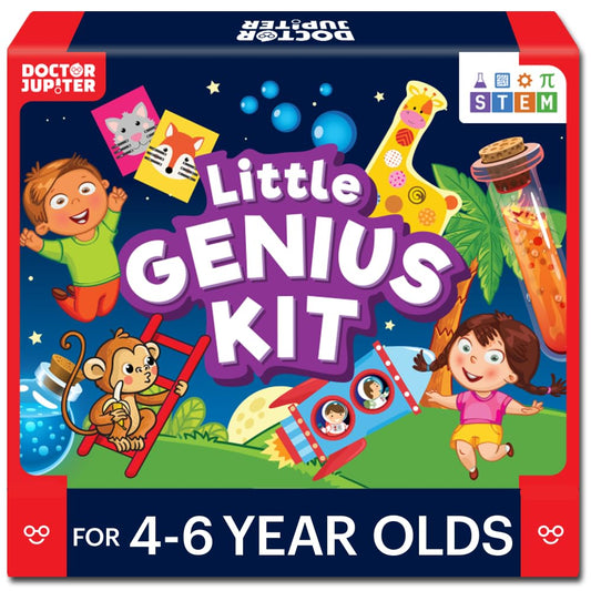 Doctor Jupiter Little Genius Kit science experiments promote hands-on discovery