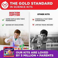 Doctor Jupiter magic potions demonstrate colorful solutions you can mix.