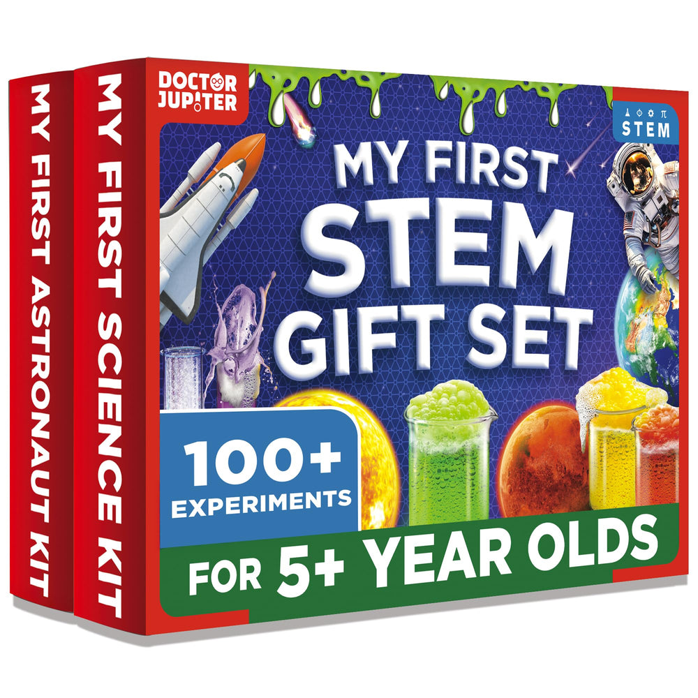 Doctor Jupiter My First Science Kit with safe materials for hands-on experiments