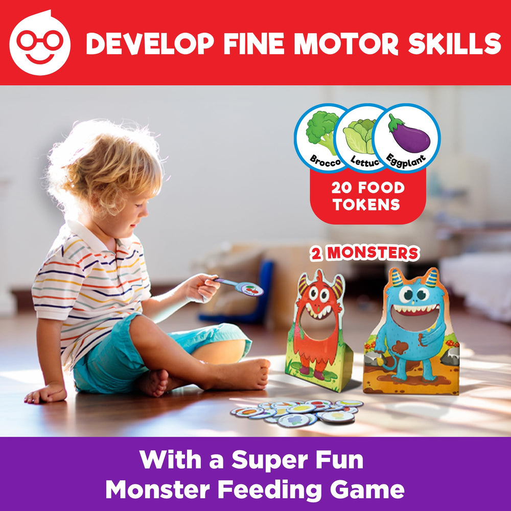 Doctor Jupiter Now I Am 2 sticker activity to boost fine motor skills during play.