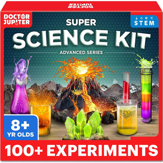 Doctor Jupiter Super Science Kit 100+ experiments open doors to hands-on learning.