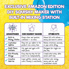 Doctor Squish kids 8+ enjoy hands-on squishy crafting.