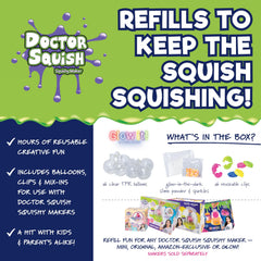 Doctor Squish six TPR balloons for shaping and expanding DIY squishies