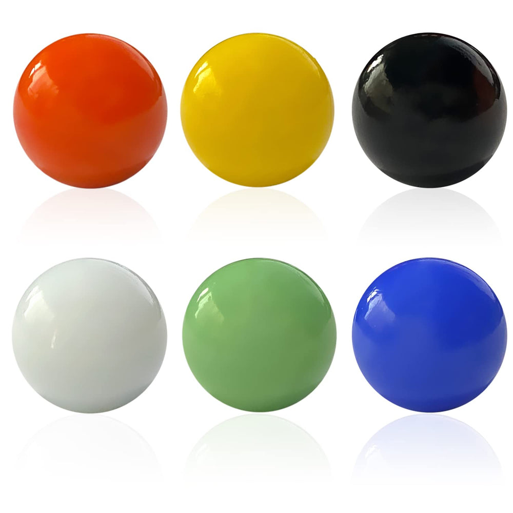 DODHEG glass marbles in six colors ideal for classroom sorting