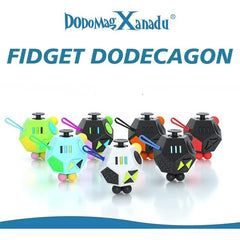 Dodomagxanadu fidget dodecagon durable ABS with smooth surface.