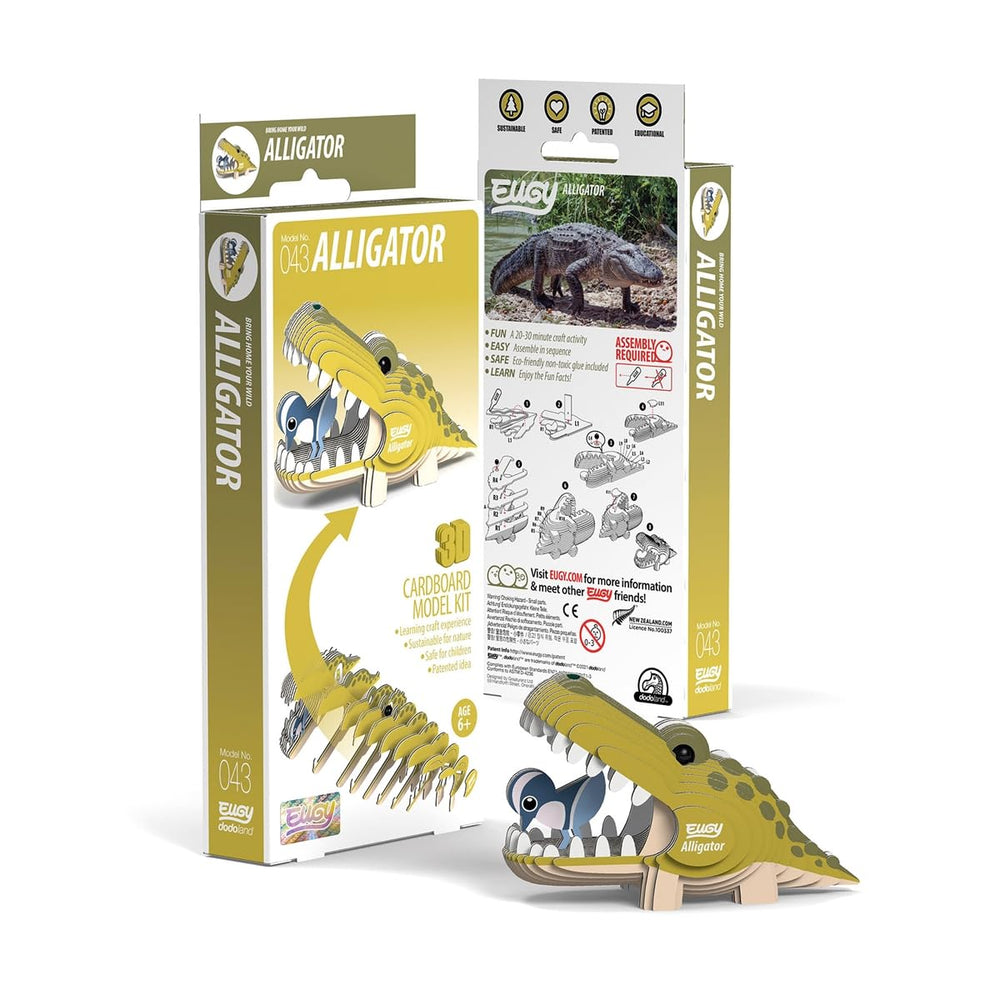 Dodoland Eugy Alligator pieces: tactile blocks that foster fine motor skills.