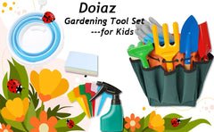 Doiaz Kidz bucket keeps harvests organized and portable.