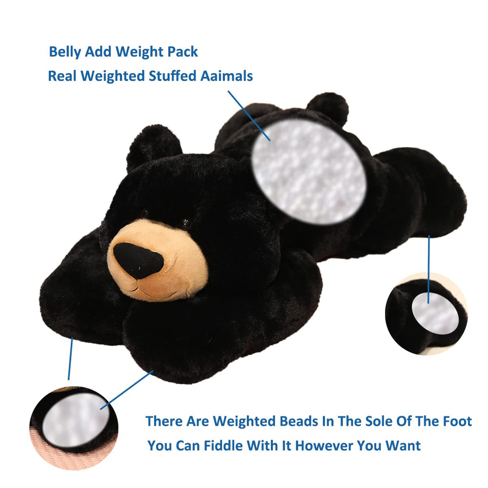 Doireum bear plush stitching detail highlights durable craftsmanship.