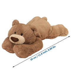 Doireum brown bear close-up showing detailed stitching and cute expression.
