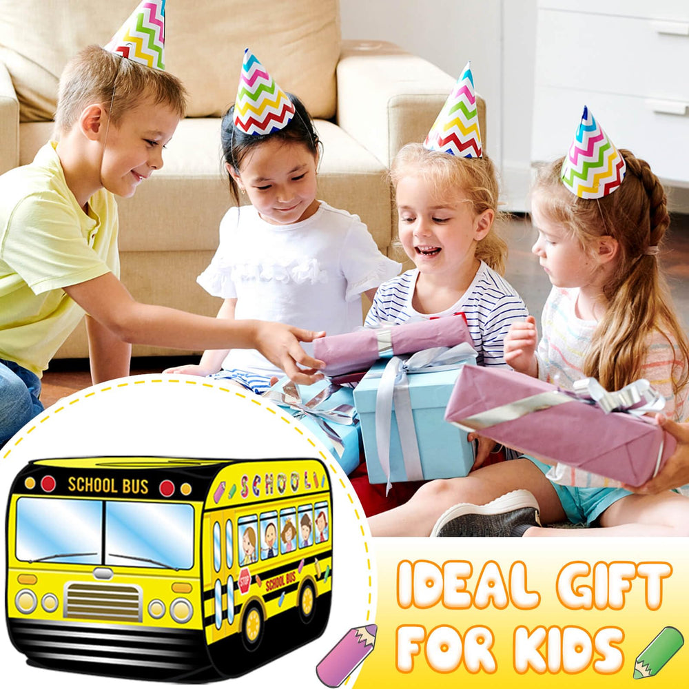 Dolanus School Bus Play Tent an ideal gift for ages 3 and up