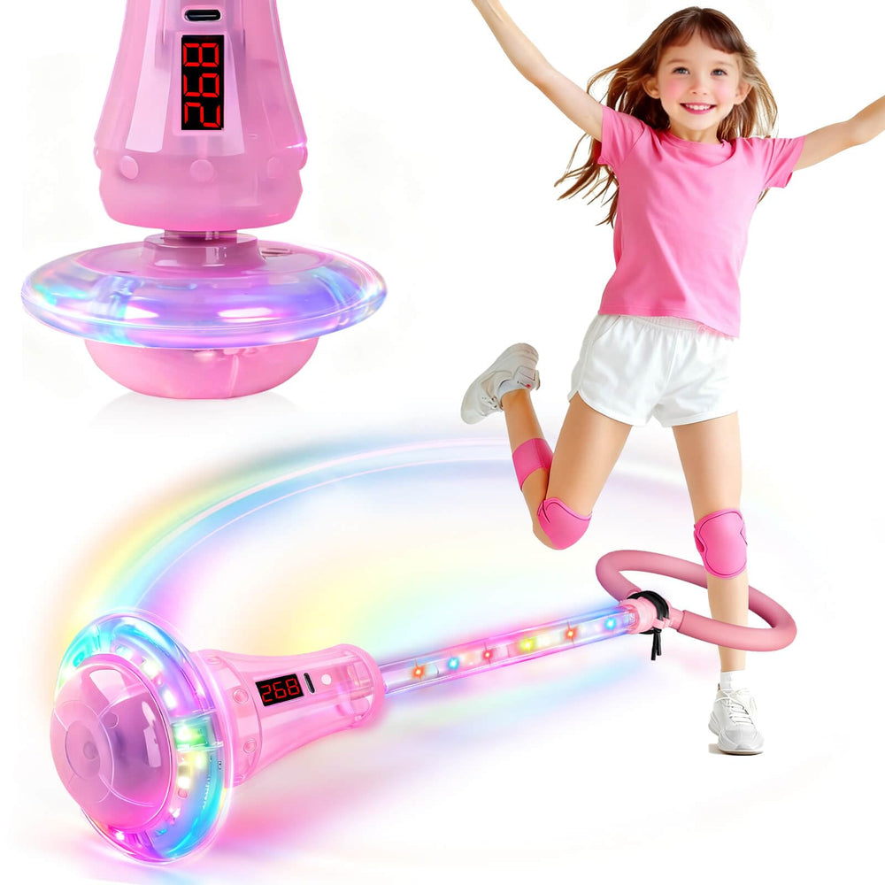 Dolanus skip toy LED counting display tracks laps for quick progress.