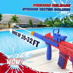 Dolanus Spider Water Gun at long-range target from 26-32 feet.