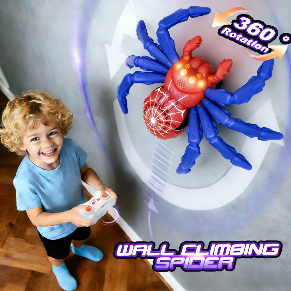 DOLGZIS spider delivers up to 30 minutes of play per charge.