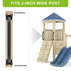 Dolibest safety handle suitable for playgrounds, doors, fences, and loft beds